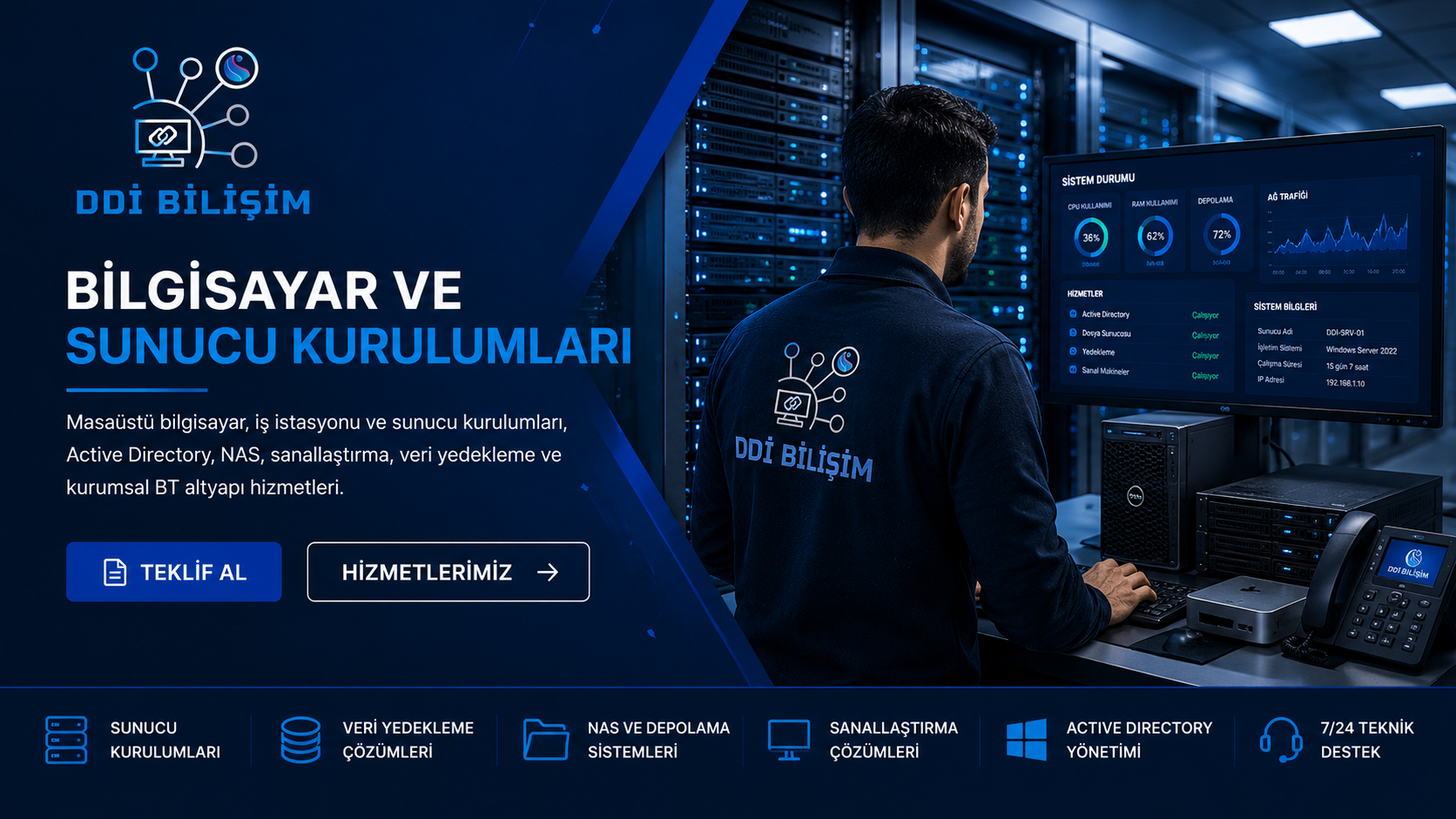 Bilgisayar ve Sunucu Kurulumları